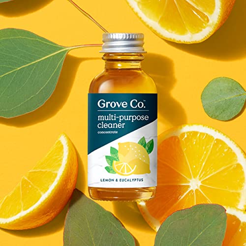 Grove Co. Multi-Purpose Cleaner Refills, 6 x 1fl oz, Lemon & Eucalyptus - size: 1 Fl Oz (Pack of 6)