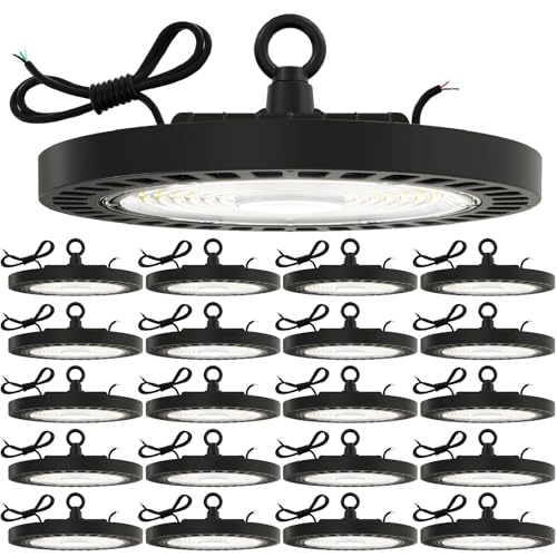 Sunco 20 Pack UFO LED High Bay Light, 150W, 6000K, 21000LM, Dimmable - size: 20 Pack
