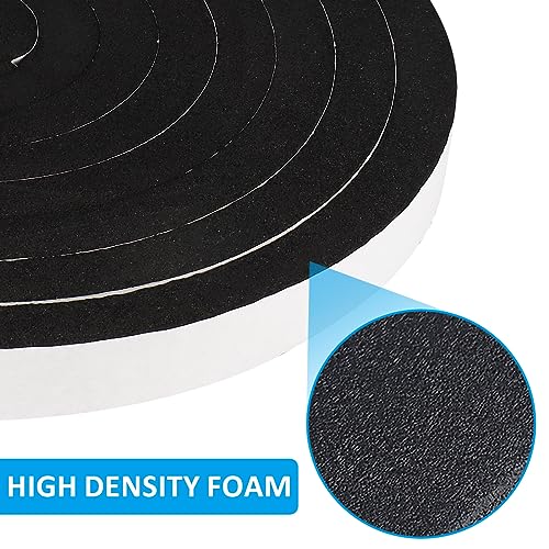 DGSL Foam Weather Stripping, 1" x1/8", 33Ft Door Window Seal Tape - size: 1In x 1/8In x 33Ft