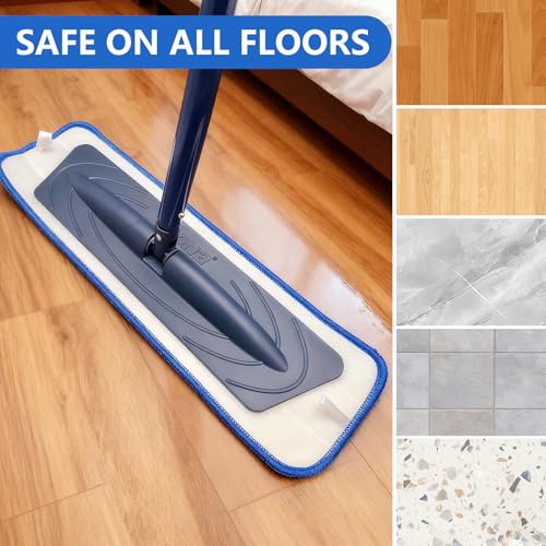 15 Pack Microfiber Mop Pads 18 in Mop Pad Refills Compatible with Bona Mop