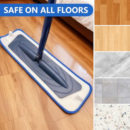15 Pack Microfiber Mop Pads 18 in Mop Pad Refills Compatible with Bona Mop