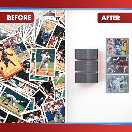 Cardboard Gold 35pt Top Loaders for Cards - 250 Count 3x4 Hard Sleeves - size: 250 Toploaders