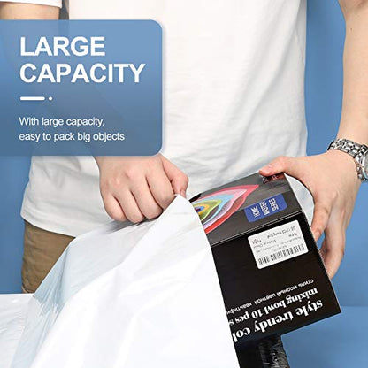 Metronic Large Poly Mailers 19x24 50 Pack, White Self Seal Shipping Bags - color: White, size: 19x24 50PC
