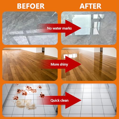 Floor Cleaning Solution- 85 FL OZ-Floor Cleaner for Mopping with Tineco,Deep Cleaning &Deodorizing for Roborock,Compatible with Saros Series,S8/S7 Series,Q Revo/Q Series,iFLOOR Series Wet Dry Vacuum - color: Orange