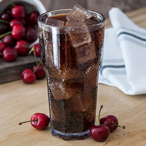 Carlisle FoodService Products Louis Tall Tumbler for Restaurants, Catering, Kitchens, Plastic, 18 Ounces, Clear, (Pack of 24) - size: 18 Ounces, style: 24 Pack