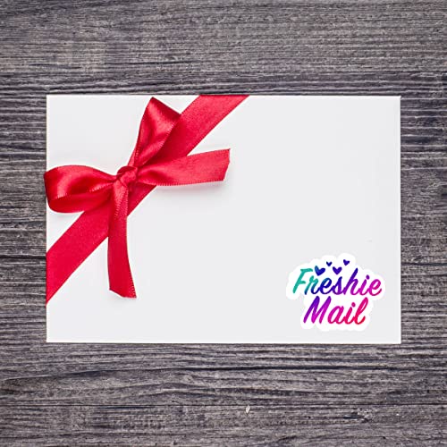 Wailozco Freshie Mail Stickers - Thank You, Handmade Stickers for Small Business, 500 Labels Per Roll - color: Freshie Mail