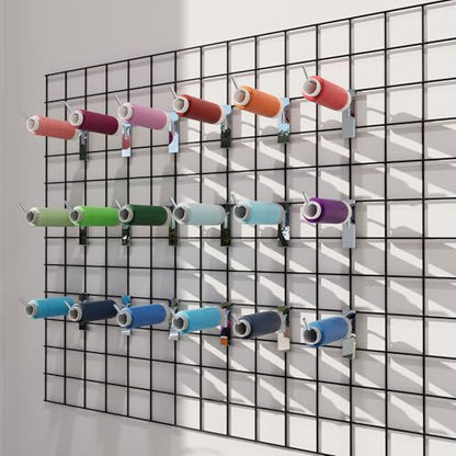 8 Inch, 25 Pcs, Gridwall Hooks, Metal Display Hangers - color: Chrome, size: 8 Inch