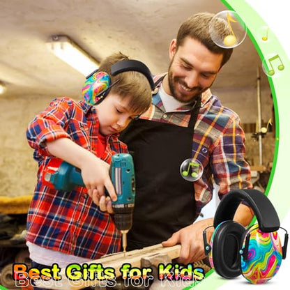 Amylove 12 Pcs Kids Noise Cancelling Headphones Ear Muffs Colorful Style (Pack of 2) - size: Universal Fit (kids & Adults) (Pack of 2), style: Colorful Style