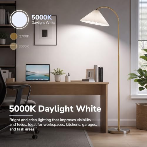 Lepro A19 E26 LED Light Bulbs 9W 800 Lumens Daylight White 5000K 5 Pack - color: Daylight White 5000k