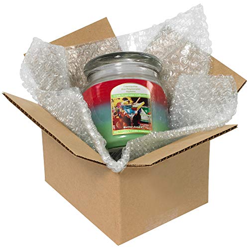 BOX USA Bubble Cushioning Wrap, 12x125', 1/2" Bubble, 4-Rolls