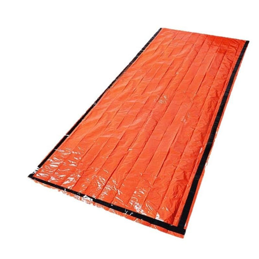 Emergency Sleeping Bag,PE Thermal Bivy Sack,Survival Tent Blanket for Camping Hiking,Lightweight Portable Outdoor Gear
