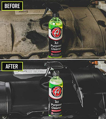 Adam's Polishes All Purpose Cleaner (Gallon) - Professional Heavy Duty Industrial Cleaner & Degreaser | Cuts Heavy Grease & Tar | Car Detailing, Tire Cleaner, Engine Cleaner, Wheel Cleaner