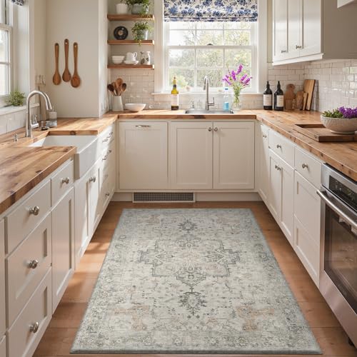 GENIMO Anti Fatigue Kitchen Mats for Floor 47"x71",Large Kitchen Rug - color: Light Taupe Brown, size: 47"x71"--0.4 inches