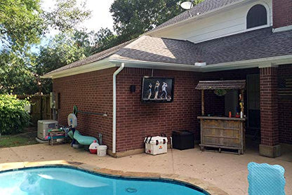 The TV Shield 36-43" Outdoor TV Enclosure + Anti-Glare - Weatherproof Cover - color: Anti-Glare, size: 36-43"
