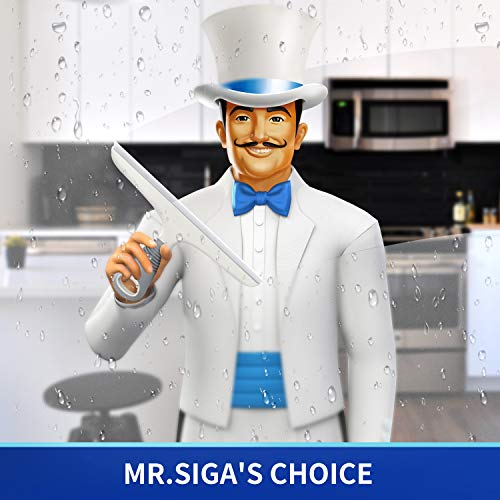 MR.SIGA Silicone Squeegee for Shower Doors, 10 inch, White & Gray, 2 Pack - color: White & Gray, size: 10 inch (Pack of 2)