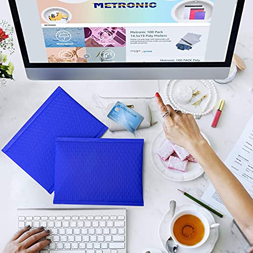 Metronic Blue Bubble Mailers 6x10 600 Pack Self-Seal Padded Envelopes Bulk - color: Blue, size: 6x10" 600PC