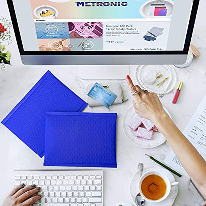 Metronic Blue Bubble Mailers 6x10 600 Pack Self-Seal Padded Envelopes Bulk - color: Blue, size: 6x10" 600PC