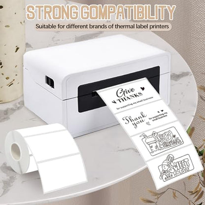 Starboling 3" x 2" Thermal Labels,Self-Adhesive Rectangle Thermal Printer Sticker,for Price,Barcode,Mailing,Name（White） - color: 2''x3''white, size: 2''x3''