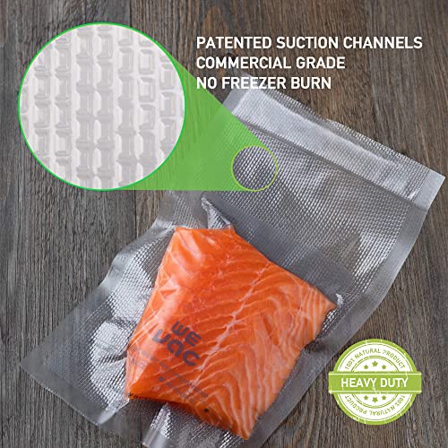 Wevac Vacuum Sealer Bags 11x16" 100 Gallon for Food Saver Vacuum Machine - size: 11"x16" 100 Count
