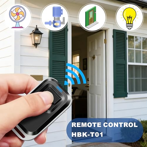 UHPPOTE 1-Button RF Wireless Remote Control Transmitter Key Fob Replacement