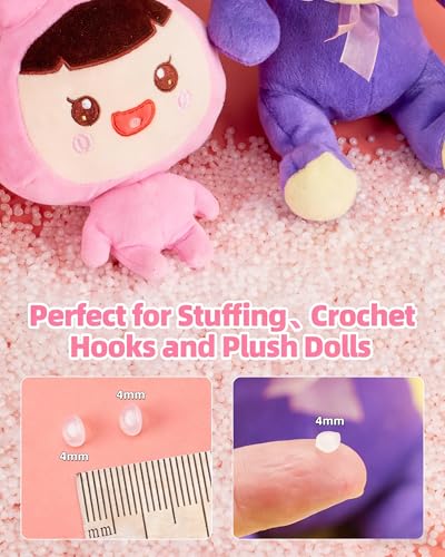 5 lb Poly Pellets Weighted Stuffing Beads,Plastic Pellets Weighted for Stuffed Animals,Poly for Bean Bags, Crafts,Doll and Blankets