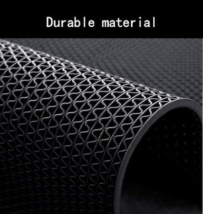 PVC Drainage Floor Mat Non-Slip Commercial Wet Area Mat for Outdoor and Indoor Restaurant Kitchen Bar Swimming Pool Splash Matting Water Drain Flooring Mat (Black, 3FTX16.4FT) - size: 3FTX16.4FT