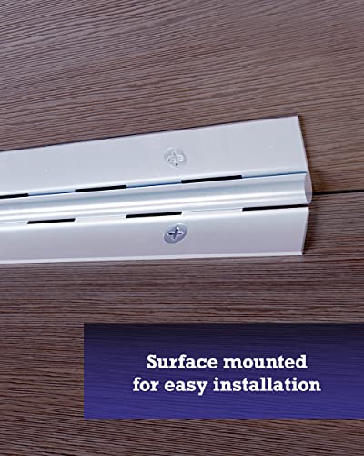 Hardware Essentials 853400 Continuous Pin 12" x 1-1/2" Stainless Steel (Pack of 2) - color: Steel Finish, size: 12" x 1-1/2" (Pack of 2)