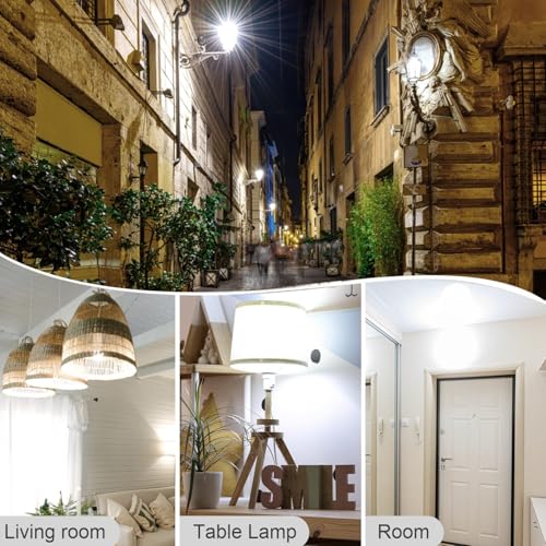 40W LED Light Bulb 5000 Lumens Corn Light Bulbs 300W Equivalent E26 Base Led Corn Light 5000K Daylight White Bright for Home Bedroom Kitchen Living Room Office 2 Pack