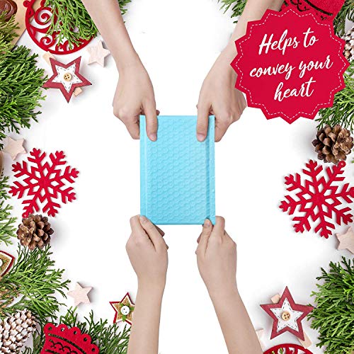 Metronic Bubble Mailers 4x8 Inch 800 Pack Light Blue Bubble Envelopes - color: Light Blue, size: 4x8" 800PC