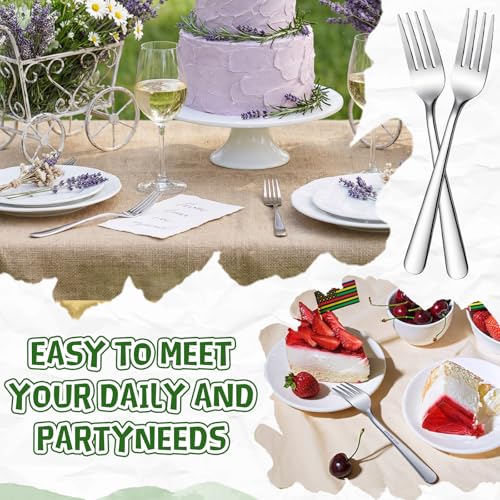 Bokon 200 Pieces Stainless Steel Dinner Forks Bulk, Metal Fork, Classic - style: Classic