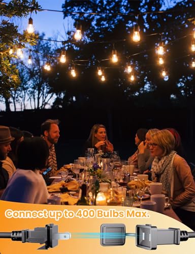 Svater Outdoor String Lights for Outside 150 FT Waterproof Commercial Grade - size: 150FT