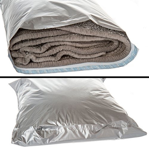 Redcats Jumbo Self-Seal Poly Mailer Bags 2.5 Mil (1 Pack Silver) - size: 1 Pack Silver