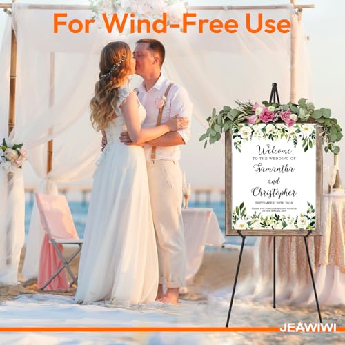 JEAWIWI 1 Pcs Lightweight Easel Stand, 66 Inch, Black, with Carry Bags - color: Black, size: 1 PCS