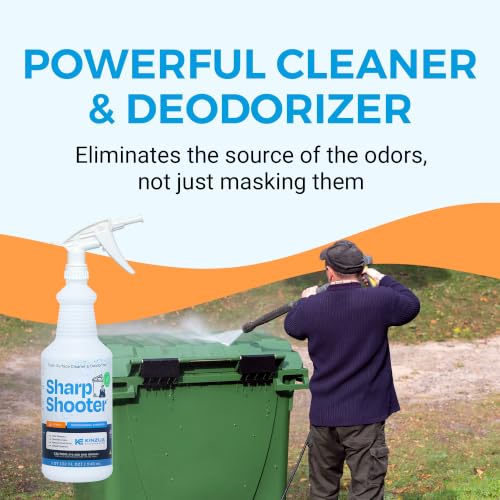 Sharpshooter Trash Can Cleaner, Odor Eliminator & Degreaser, Citrus, 32 Oz - size: 32 Fl Oz (Pack of 1)