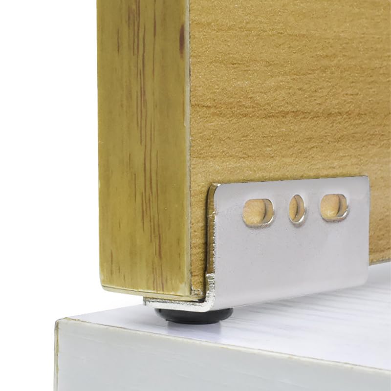 Door Pivot Hinges with Bushing for 8mm Hole, Silver - color: Silver