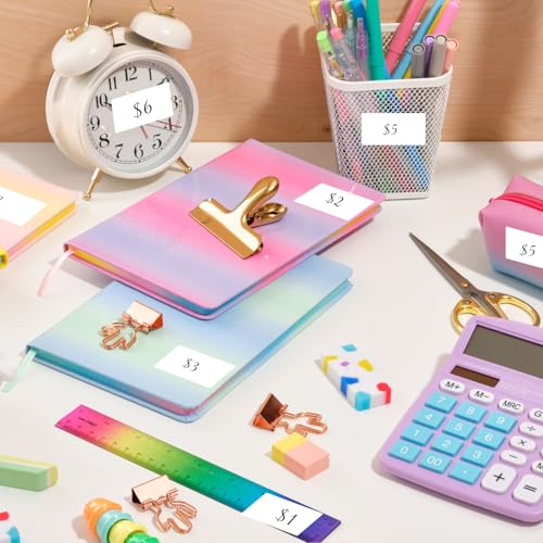 Multi-Use Removable Labels, 1"x 3", 300 PCS Blank Labels Total,Water/Oil/Tear Resistant/Ink Won't Smudge No Residue - size: 1×3 inch