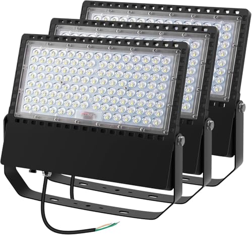 Juyace 3 Pack 36000Lm 240W Led Stadium Outdoor Flood Light Area Lighting - size: 240W - 3 Pack