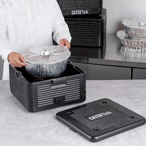 Restaurantware Black Epp Food Pan Carrier, 15 x 8.7 In - size: 14 Quart