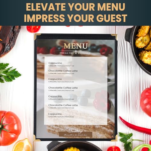 1 Page 1 View Menu Covers 8.5“ x 11”, 12 Pack - size: 1 View