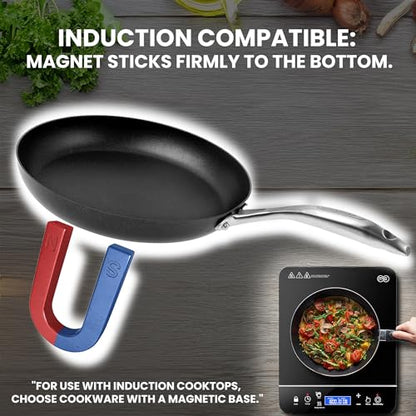 OMEO Portable Induction Cooktop Hot Plate Countertop Burner 1800 Watts Induction Burner with LCD Sensor Touch, LED Display, 10 Temperature Levels, Child Safety Lock, Auto Shutoff Function - size: Singe Burner