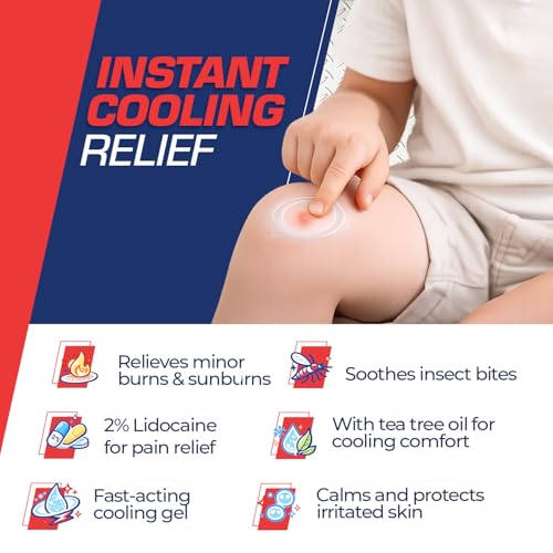 Dynarex XeroBurn Burn Gel with 2% Lidocaine - First Aid Essential for Minor Burns, Sunburns, and Insect Bites - 4 fl. oz. Bottles - 24 per Case