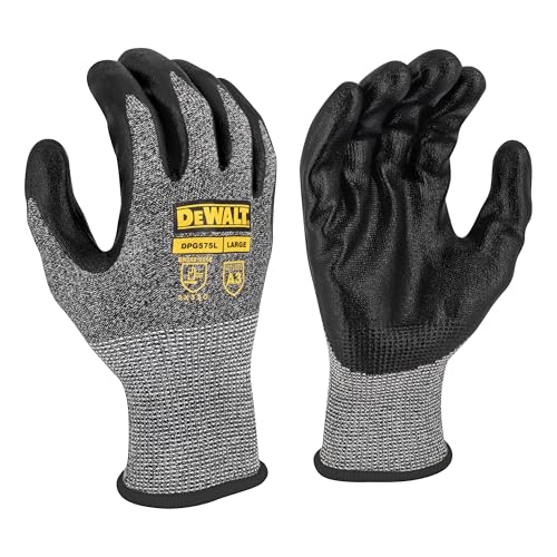 DEWALT DPG575 Work Gloves A3 Cut Resistant Glove for Outdoor Work, XL - size: X-Large