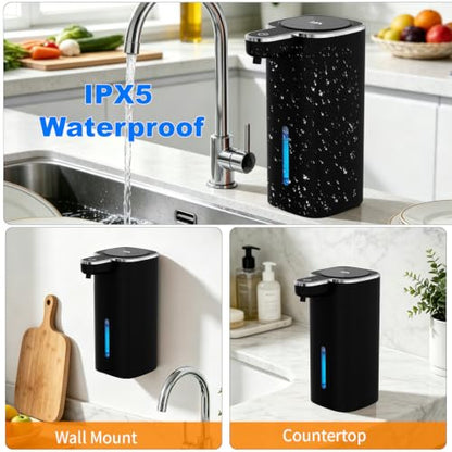 Electric Foaming Soap Dispenser - color: Black