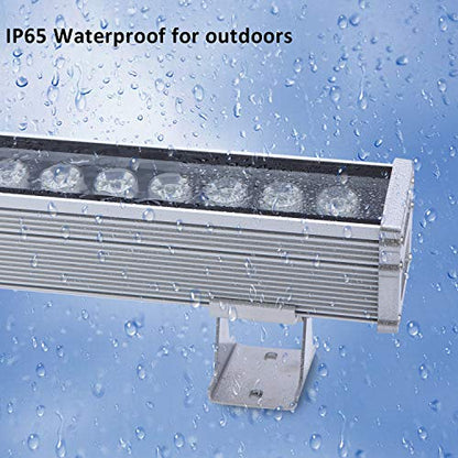 JSN&PC LED Wall Washer 36W IP65 Waterproof Outdoor Light for Advertising Boards, Billboard,Building Commercial Lighting (Warm White 3000-3200K) - color: Warm White 3000-3200K