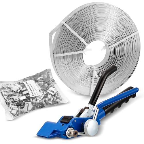 Stainless Steel Banding Strapping Kit - 3/4" x 100ft
