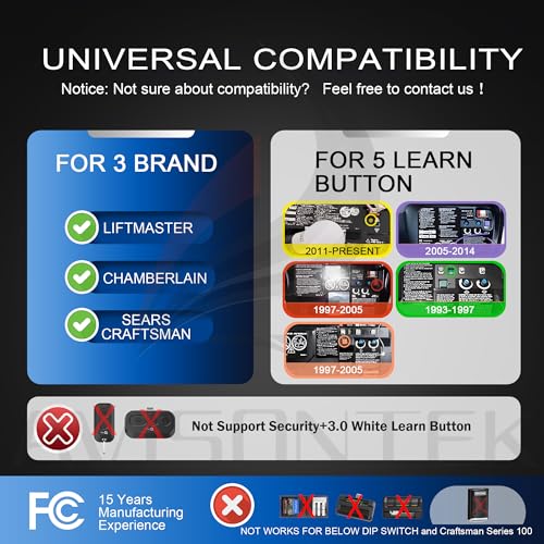940EV-P2 Universal Chamberlain Garage Door Opener Keypad
