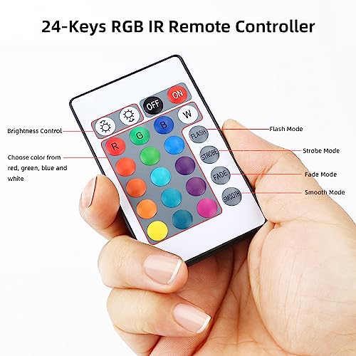RGBZONE 5V USB RGB LED Controller, IR Wireless Remote Control - style: 4PIN-IR