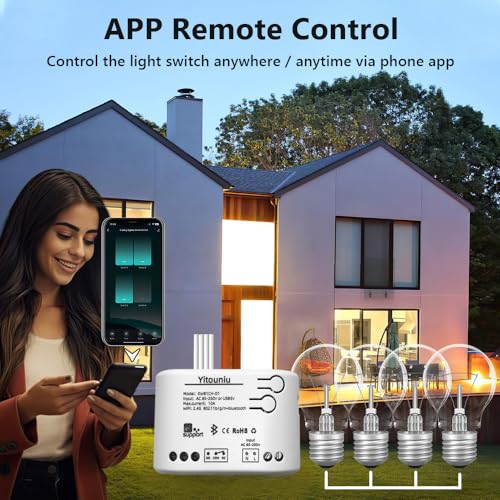 EWeLink 1CH AC85V-250V/USB 5V Smart WiFi Relay Smart Switch Module
