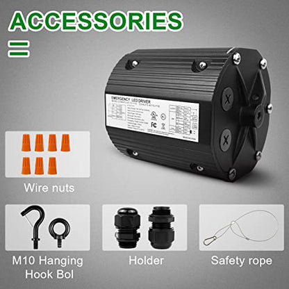 Emergency Backup Battery 25W Rechargeable LED Light Emergency Driver - size: 25W- (1 PACK)
