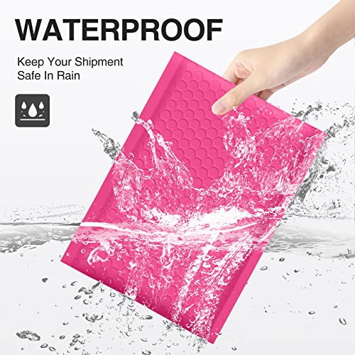 UCGOU Bubble Mailers 10.5x16" Hot Pink 25 Pack Usable Size 10.5x15" Padded - color: Hot Pink, size: 10.5x16" 25PC
